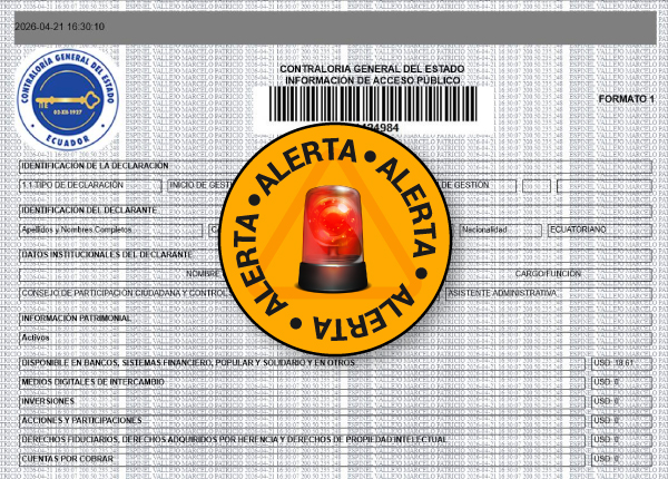 Contraloría impone requisitos que restringen el libre acceso a declaraciones patrimoniales de funcionarios públicos